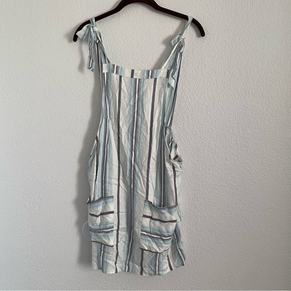 NWT Show Me Your Mumu Women's Size Small Blue Striped Maxwell Mini Dress - Picture 1 of 5